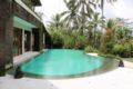 Room rice field view and swimming pool in Ubud - Bali バリ島 - Indonesia インドネシアのホテル