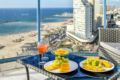 Full Sea View on The Beach w/ Balcony & Parking - Tel Aviv テルアビブ - Israel イスラエルのホテル
