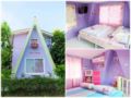 2 Floors Pastel House with free breakfast for 4! - Khao Yai カオ ヤイ - Thailand タイのホテル